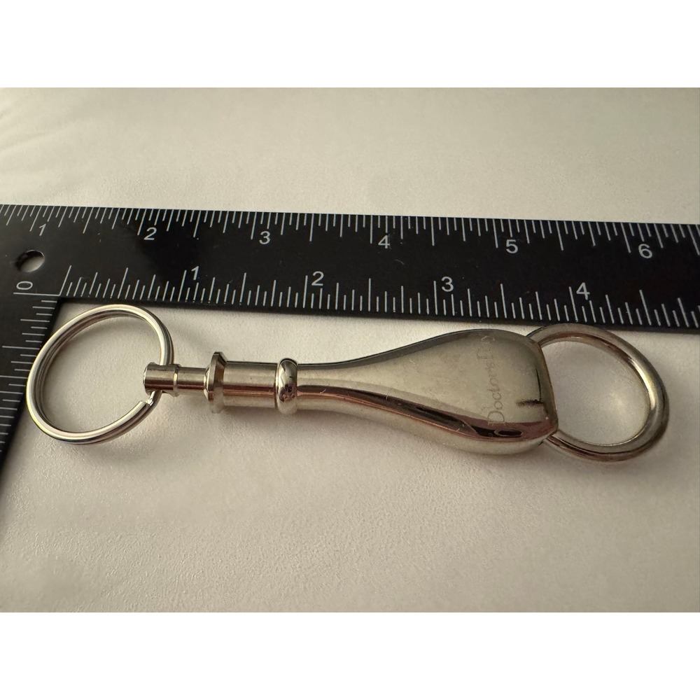St. Dominic Hospital Doctor's Day Keychain Collectible Silver Tone Keyring
